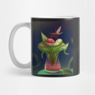 Funny Graphic Venus flytrap Gift Art Cool Bug Catching Plant Mug